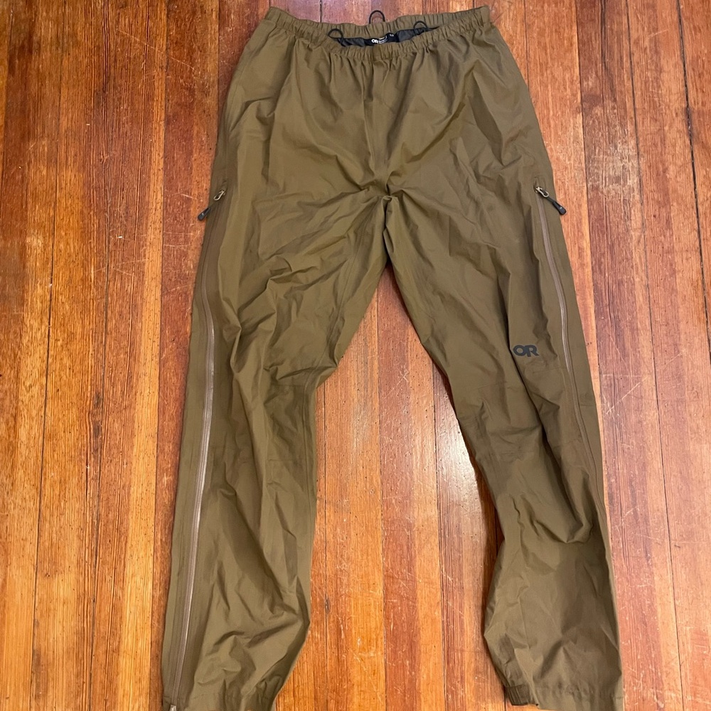 Outdoor Research Brown Cargo Pants Elastic Waist Lightweight